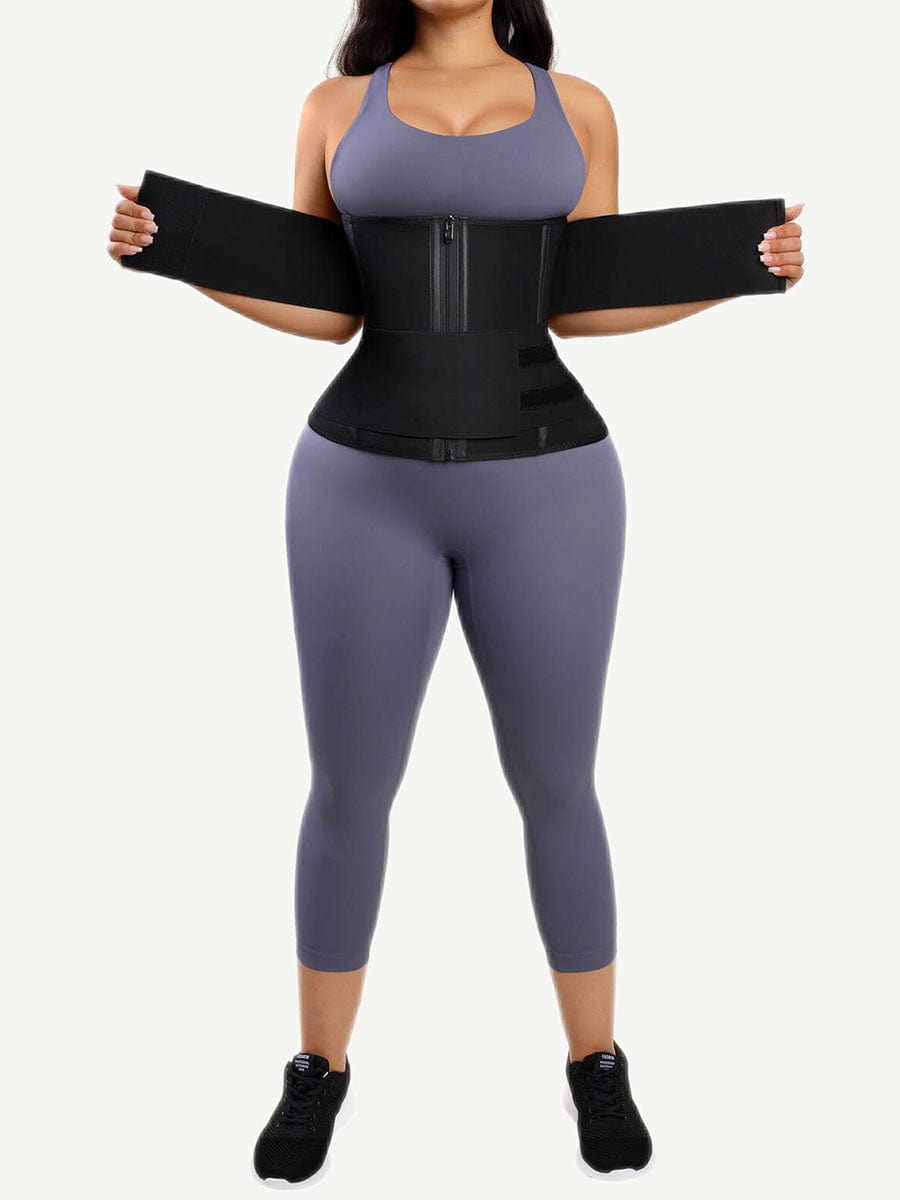 Steel boned Neoprene Sauna Waist Trimmer Fitness Belt.