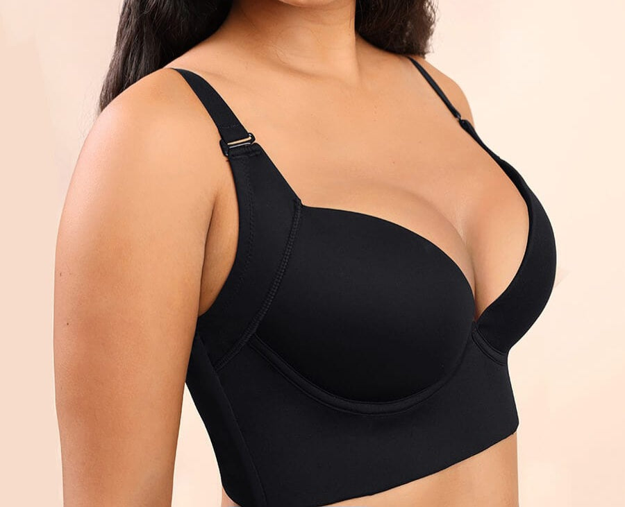 Back Fat Trim Deep Cup Shapewear Bra