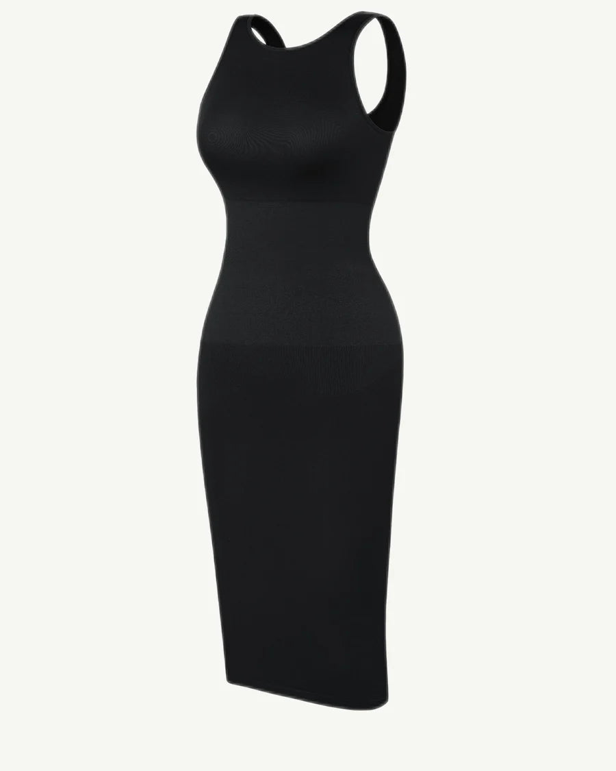 Elegant Built-in Waist Slimming Shapewear Dress